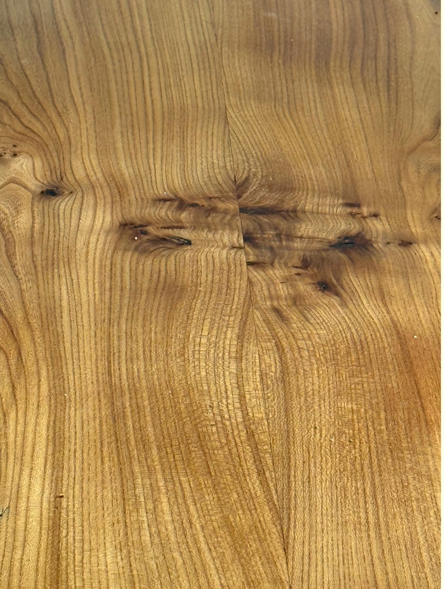 SOLD | English Elm Handcrafted Dining Table | 2.5m x 100cm | Live Edges | Seats 8-10 | Choose Your Own Legs, photo 19