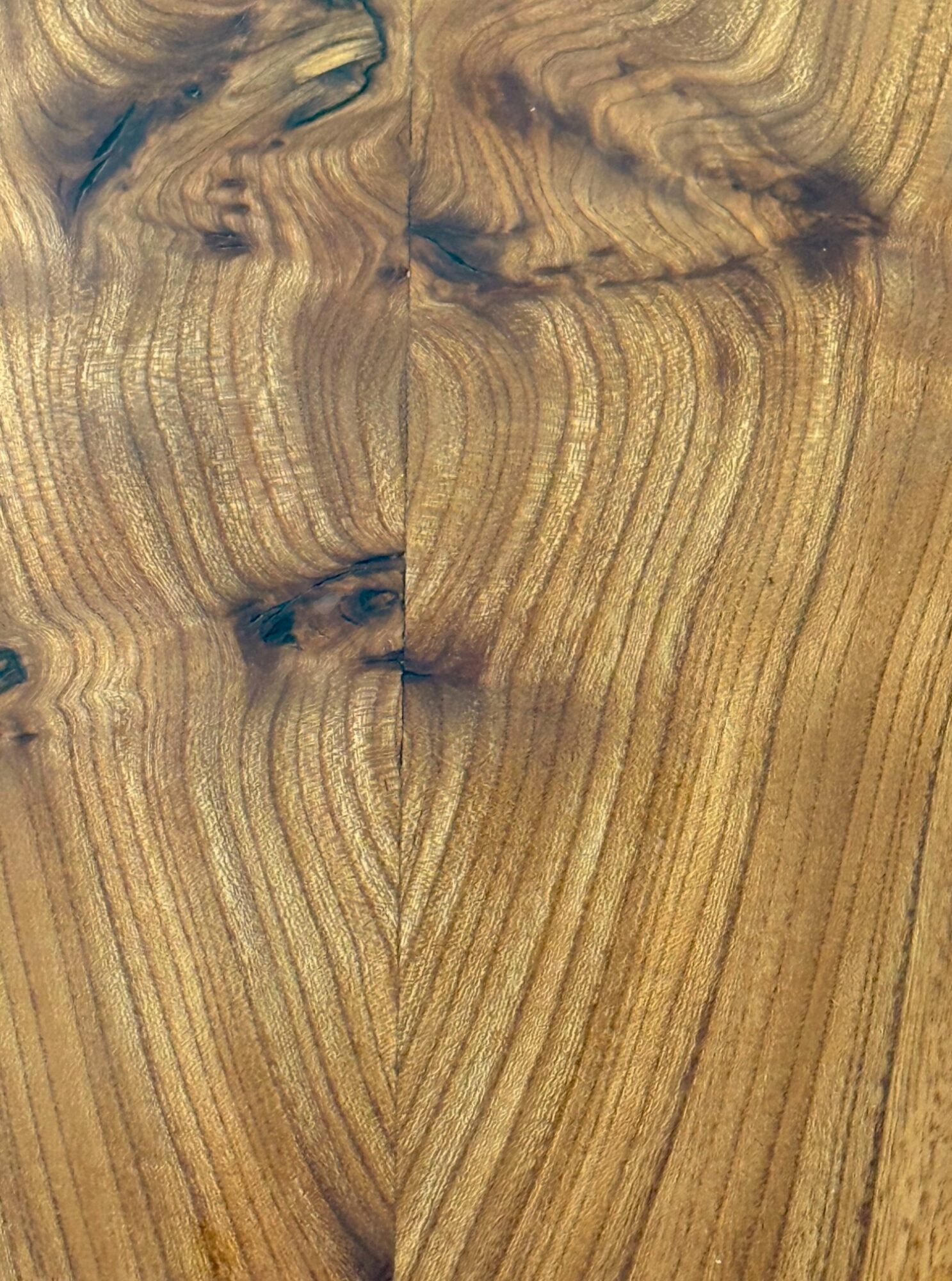 SOLD | English Elm Handcrafted Dining Table | 2.5m x 100cm | Live Edges | Seats 8-10 | Choose Your Own Legs, photo 14