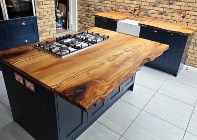 live edge kitchen worktop solid wood luxury high end