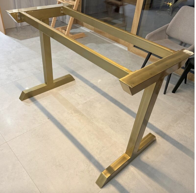T-Trestle steel table legs