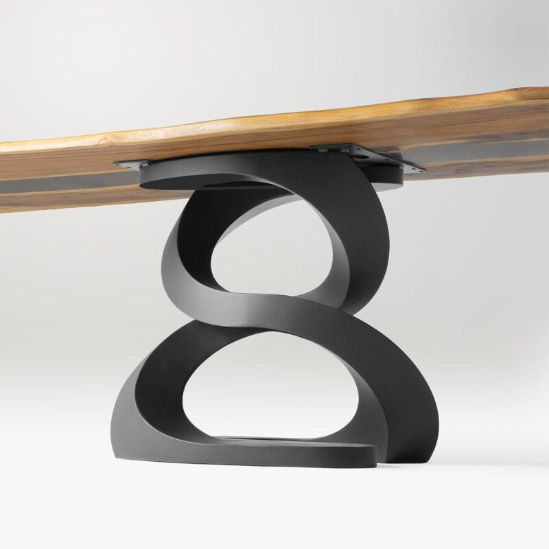 Figure Eight steel table legs