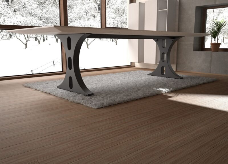 Triple Slot steel table legs