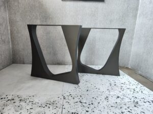 Unique Geometric Steel Table Legs - UK Handmade - Custom Sizes & Colors |  [SKU100]