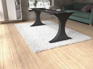 Modern Steel Table Base | Handmade in the UK | Custom Size & Colour | 100