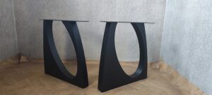 Unique Shape Steel Table Legs - Handmade in the UK - Custom Sizes Available [DFLNDSME8100]