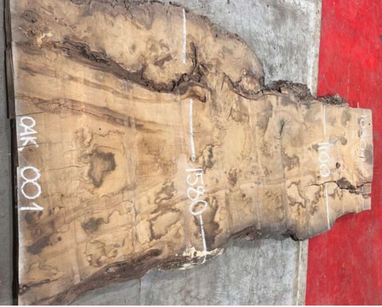 Pippy Oak / Burr Oak raw slab, photo 35