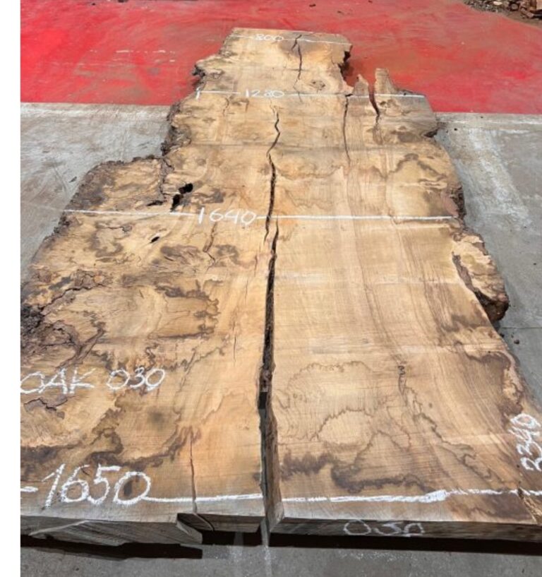 Pippy Oak / Burr Oak raw slab, photo 36