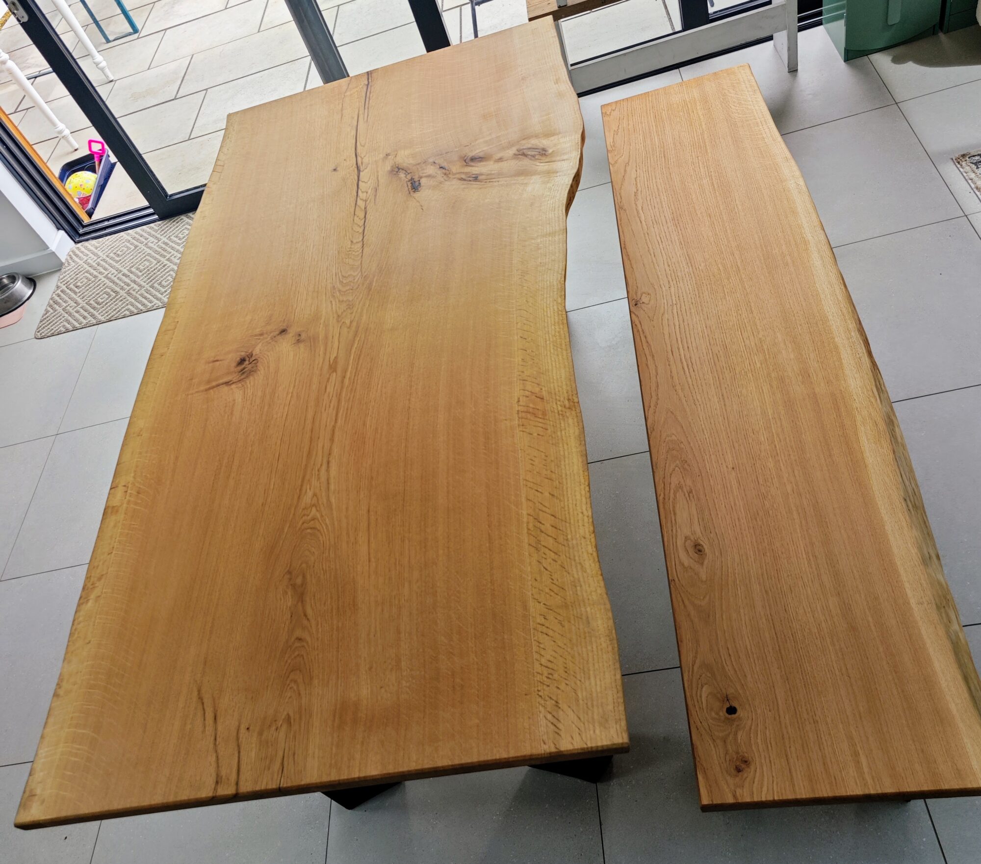 French oak dining table