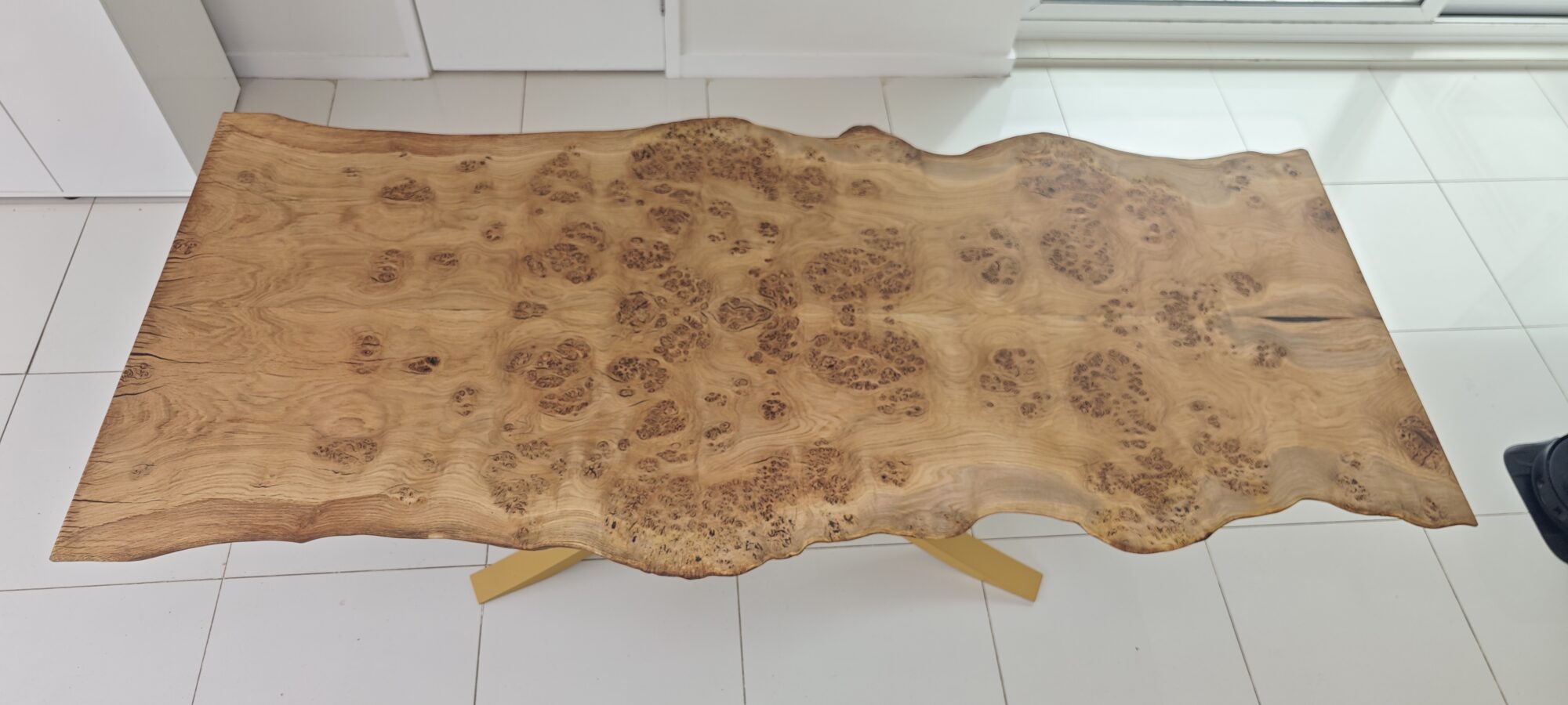 SOLD | Pippy Oak Dining Tabletop | Live Edges | 10-12 Seater | 2.5m x 110cm | Choose Your Own Base, photo 4