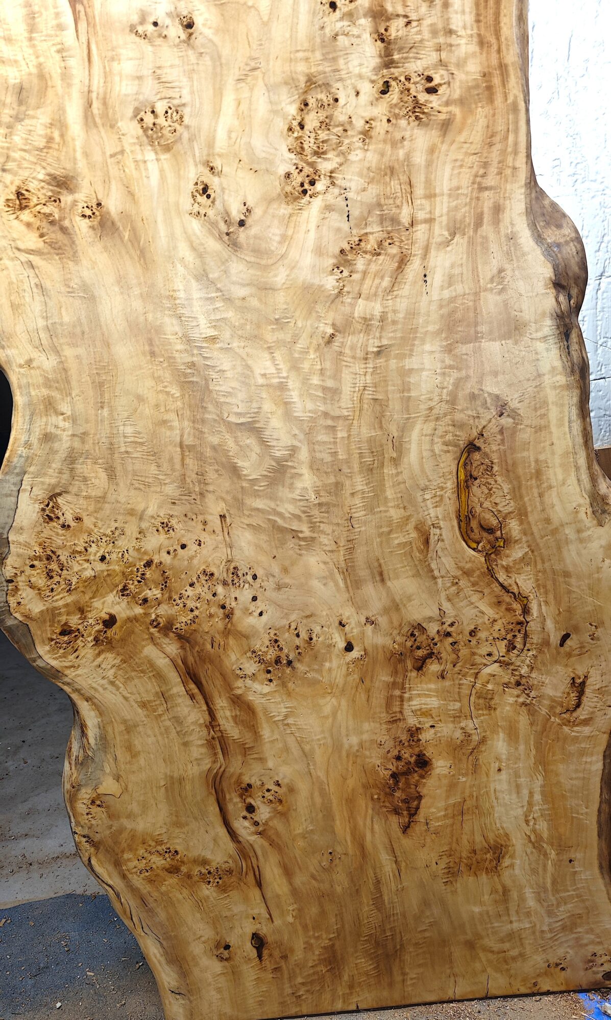 IN STOCK | Mappa Burr Single-Slab Tabletop | Live Edges | 10 Seater | 2.4m x 100cm | Choose Your Own Base, photo 4