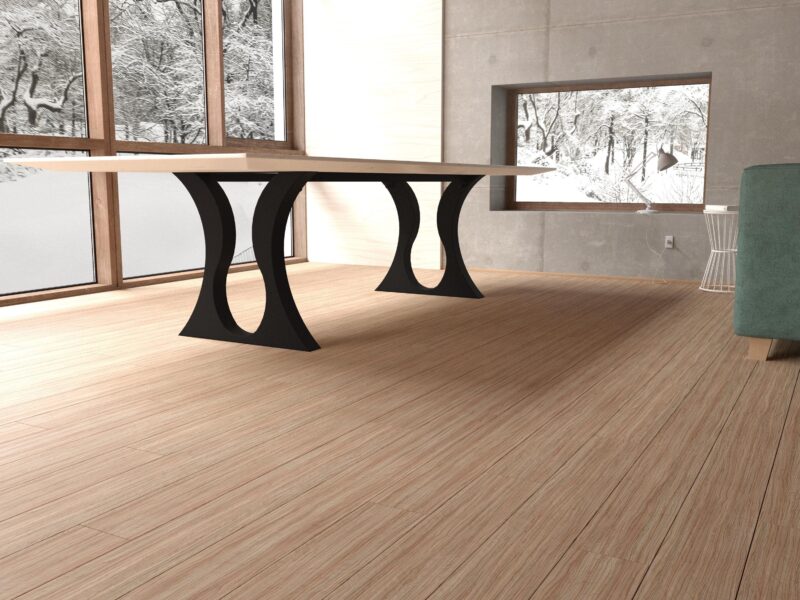 Bell Arch steel table legs