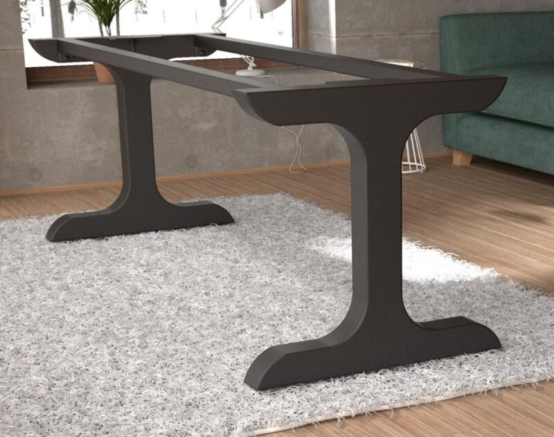 I-Beam steel table legs