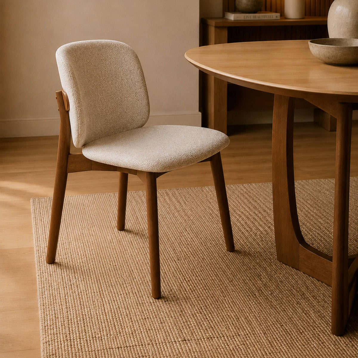 Serena dining chair in Cream