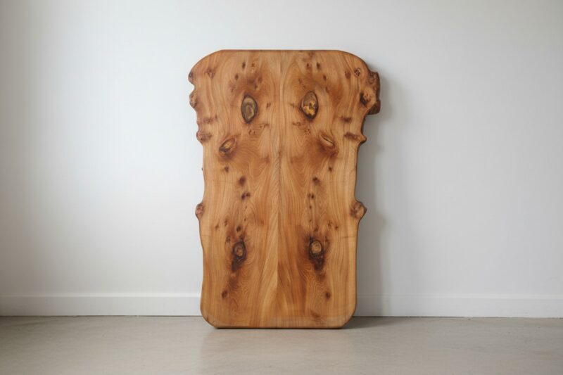 English Elm Bookmatched Dining Tabletop